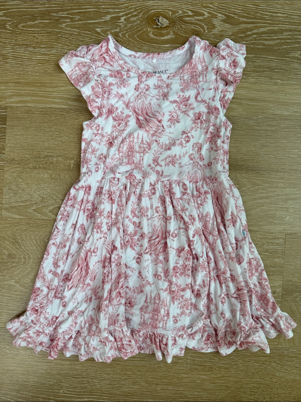 Posh Peanut Antoinette Ruffle Twirl Dress Size 3-4T